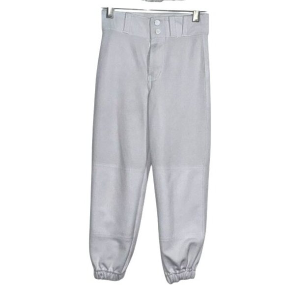 Champro Other - Champro Youth Baseball Pants Small White Elastic Waistband & Cuffed Hem